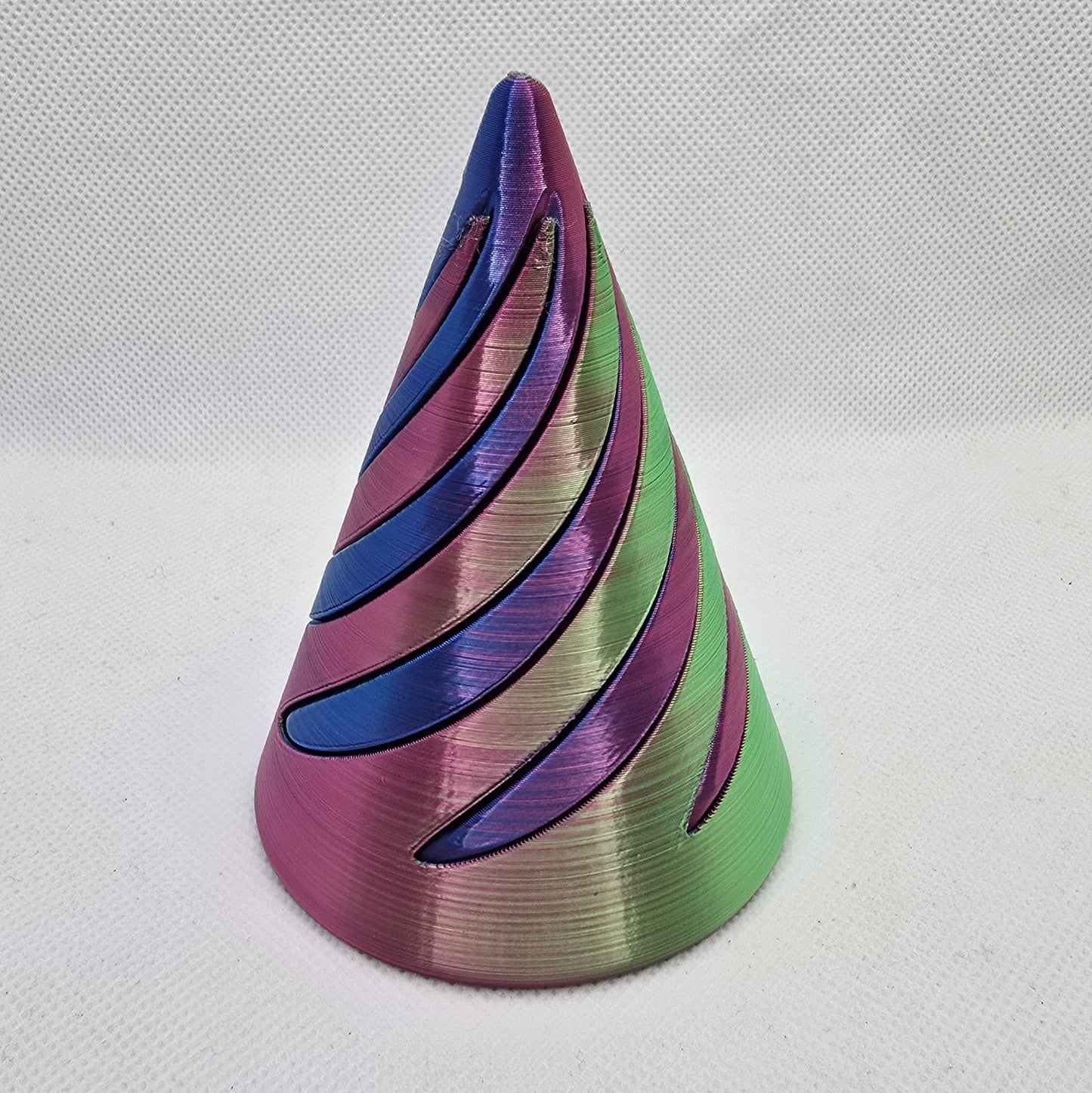 Spiral Cone Fidget - 3D printed