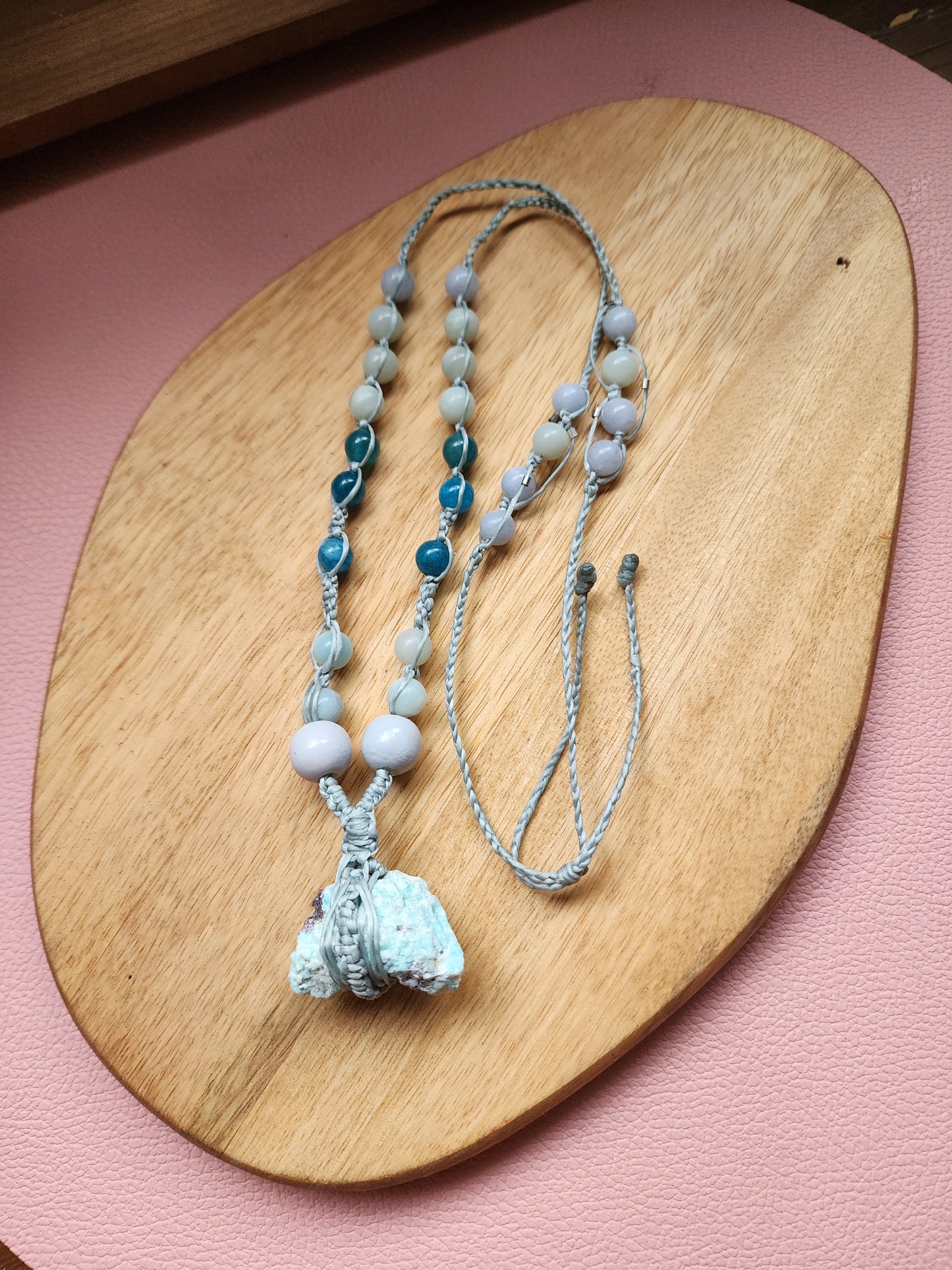 Apatite necklace