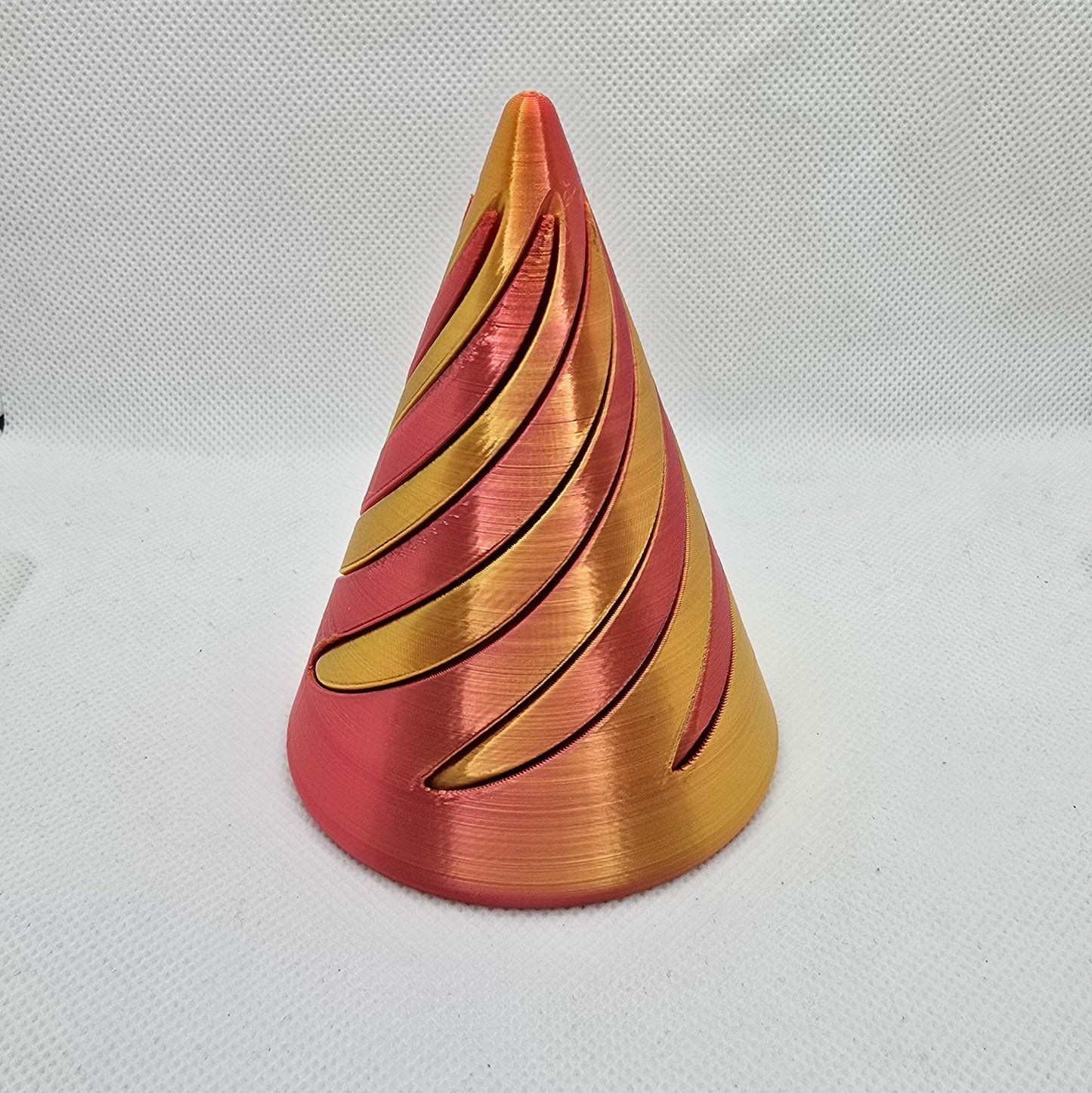 Spiral Cone Fidget - 3D printed